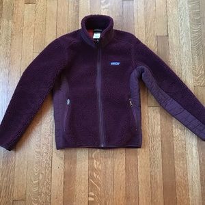 Women’s Patagonia retro Sherpa fleece jacket sz SM